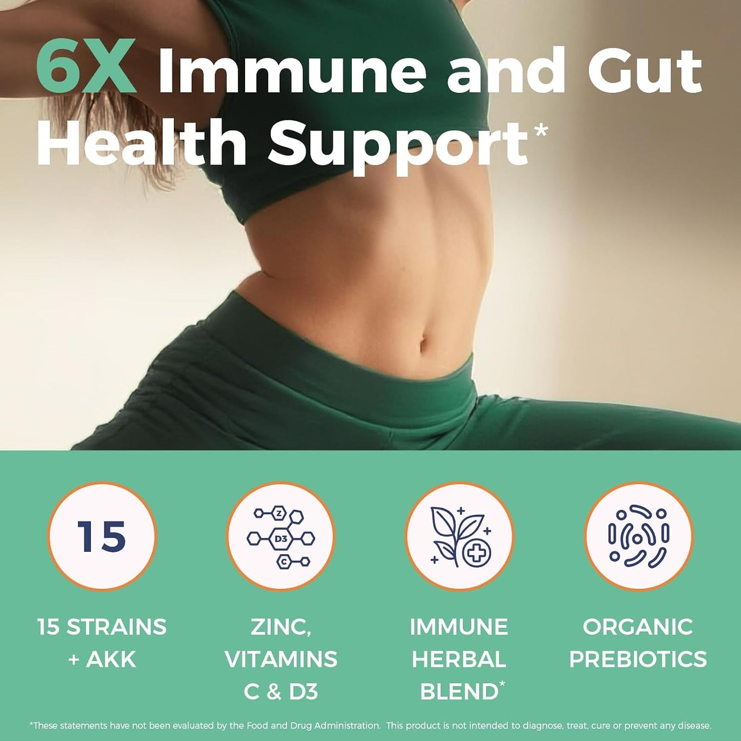 NewRhythm Probiotics Bundle: Women's Probiotics, 50 Billion, Support Digestive Health, 60 Capsules and Probiotics for Immune Support, Akkermansia Probiotic Supplement for Women & Men, 30 Billion 30 C
