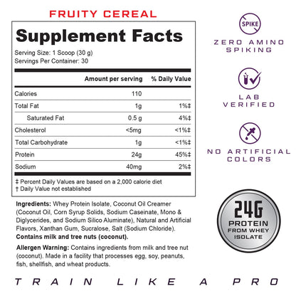 Total ISO Whey Isolate Protein Powder: Best Tasting Whey Protein Shake Featuring 100%