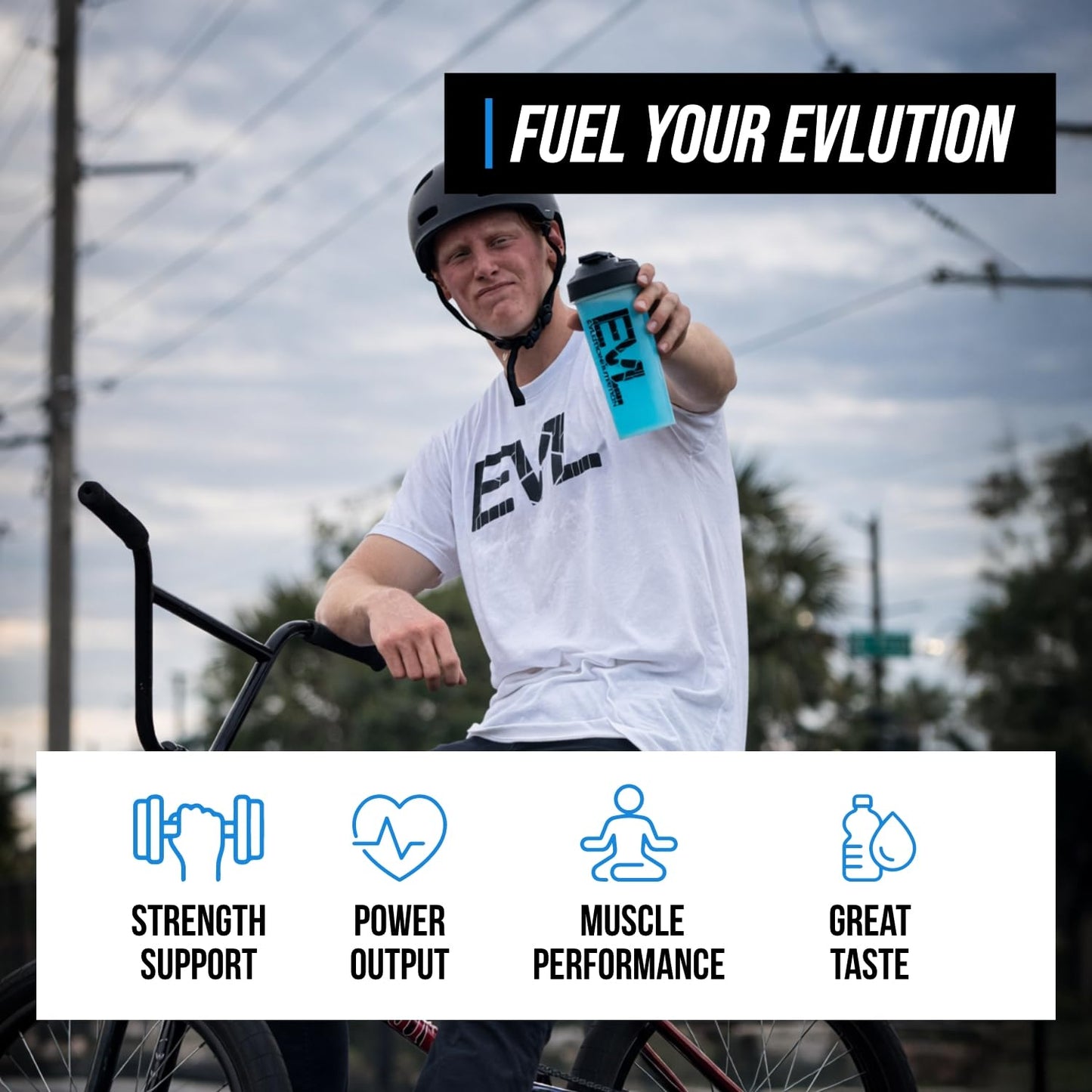 Evlution Nutrition Creatine 5000 - Supports Faster Recovery Lean Muscle Growth & Performance - Pre & Post Workout Powder - 5000mg Pure Creatine Monohydrate Per Serving - 60 Servings - Unflavored