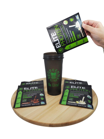 Green Regimen Elite Plant-Based Protein Powder - 25g Complete Hemp & Pea Protein