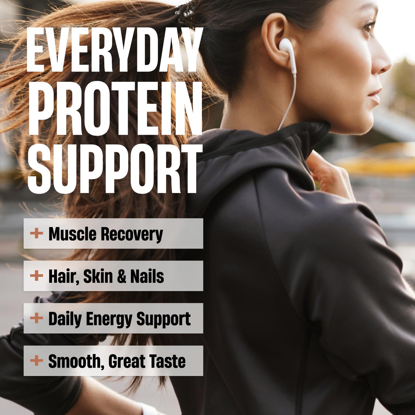 Nutrex Research Whole Food Protein Powder, 20g Protein per Scoop, Lactose Free, Dairy Free, Low Carb Low Fat, Collagen Peptides, 15 Servings (Vanilla Milkshake)