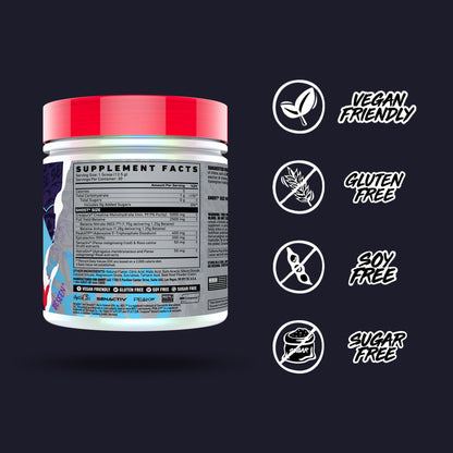 GHOST Size Muscle Builder Dietary Supplement - Cherry Limeade, 30 Servings – Support Muscle Growth & Strength Building for Men & Women - Creatine & Betaine - Free of Sugar & Gluten