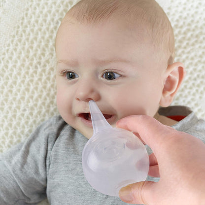 Innovo Hospital Grade Silicone Twister Bulb Baby Ear Syringe and Nasal Aspirator