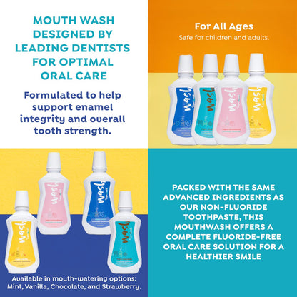 SuperMouth Nano Hydroxyapatite Mouthwash, Fluoride Free, Mint