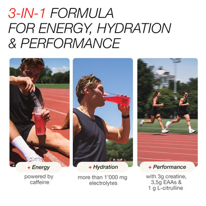 KA EX Creatine EAA+ Booster, 3-in-1 Performance Drink 7 Pack