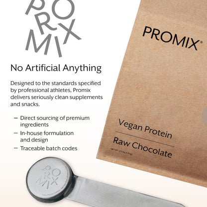 ProMix Nutrition Plant-Based Vegan Protein Powder, Vanilla - Pea Protein & Vitamin B-12 - Post Workout Fitness & Nutrition Shakes, Smoothies, Baking & Cooking Recipes - 2.5 Pound (Pack of 1)