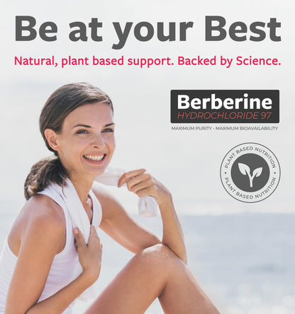 Berberine Supplement (Non-GMO & Vegetarian) Berberine HCL Plus Bitter Melon & Banaba Leaf Extract Capsules - Berberine 500mg Each, 1000mg Per Serve - AMPK Metabolic Activator - 120 Caps (No Pills)