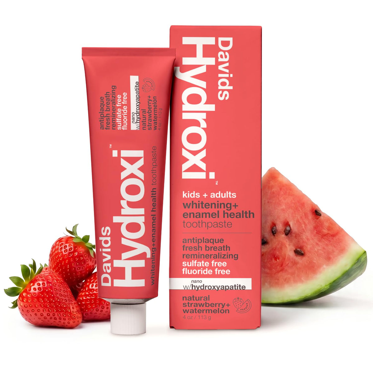 Davids Nano Hydroxyapatite Toothpaste Sensitive + Whitening Peppermint 4oz