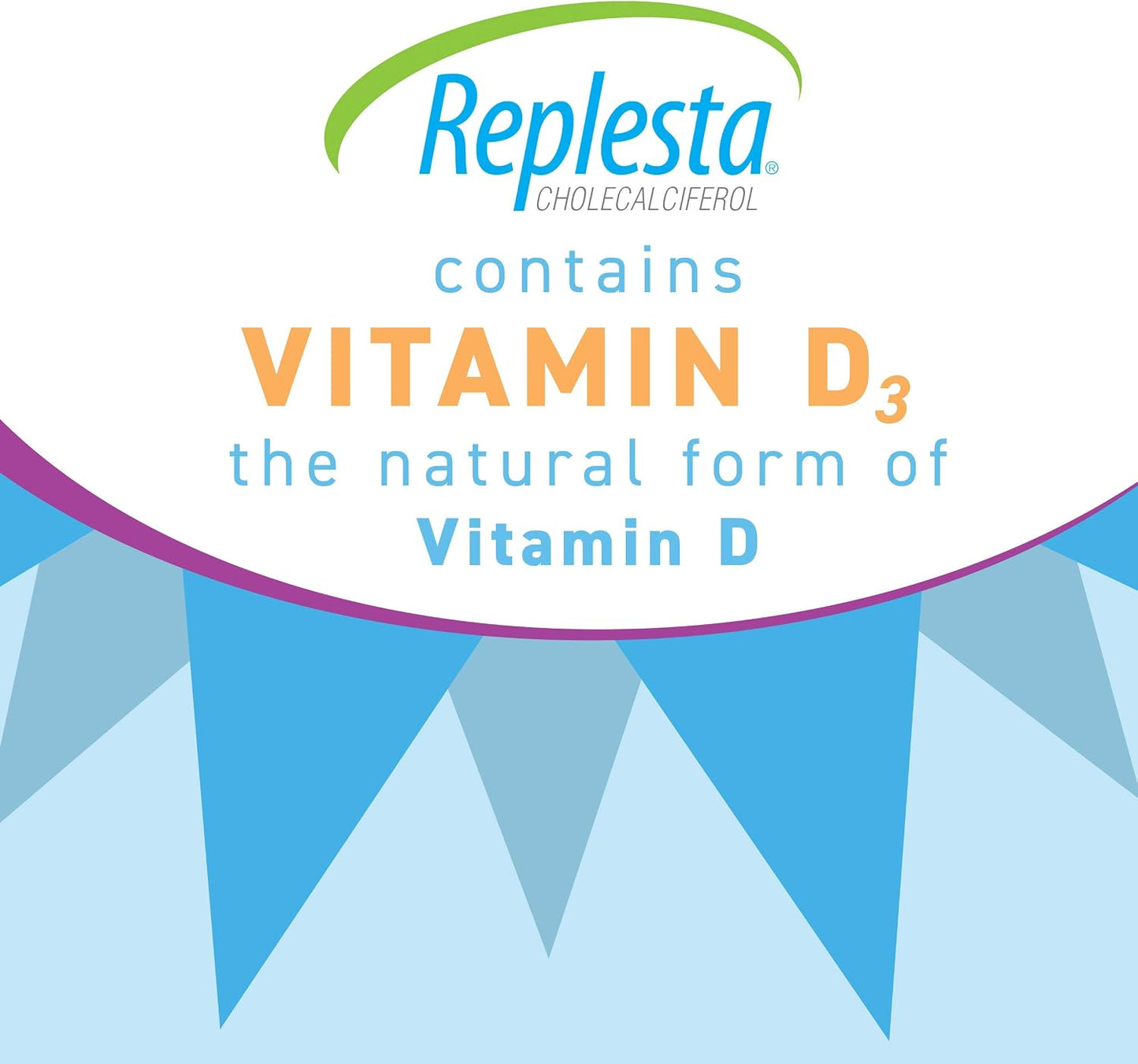 Replesta NX 14,000 IU Vitamin D3 Cholecalciferol, for Vitamin D Deficiency, Once-Weekly Chewable Wafer, Non-GMO, Natural Orange Flavor, 8 Tablets