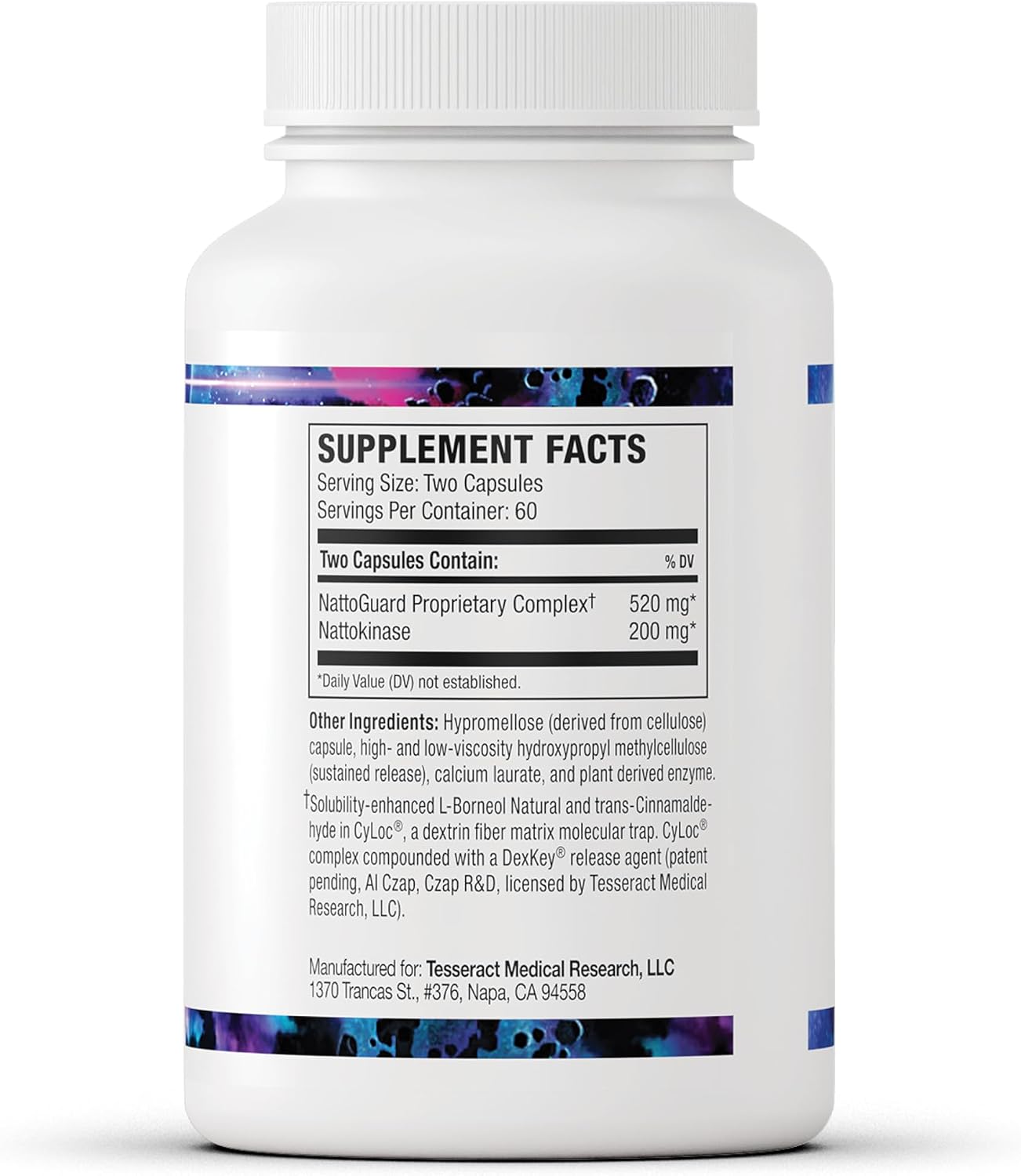 NattoGuard SR, Nattokinase Complex, 60 Day Supply, Sustained Release Formula for Daily Circulation Support, Advanced Bioavailability, Hypoallergenic, 120 Capsules