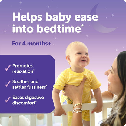 Ddrops Baby Bedtime Drops for Babies, Organic Liquid Drops for Calming Bedtime Routines, 60 Count