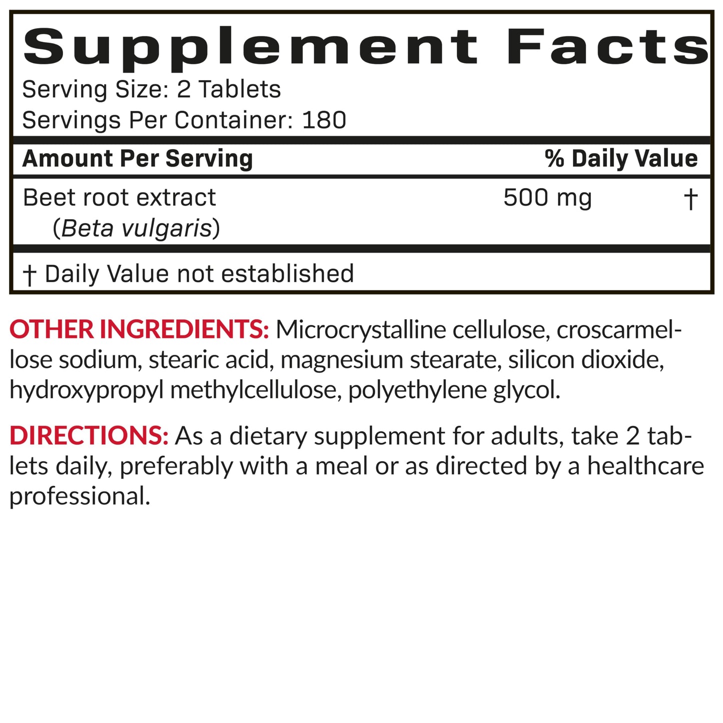 Futurebiotics Beet Root Extra Strength, Non-GMO, 120 Vegetarian Tablets