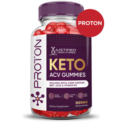 (3 Pack) Proton Protein Keto ACV Gummies Advanced Formula 1000MG Proton Keto