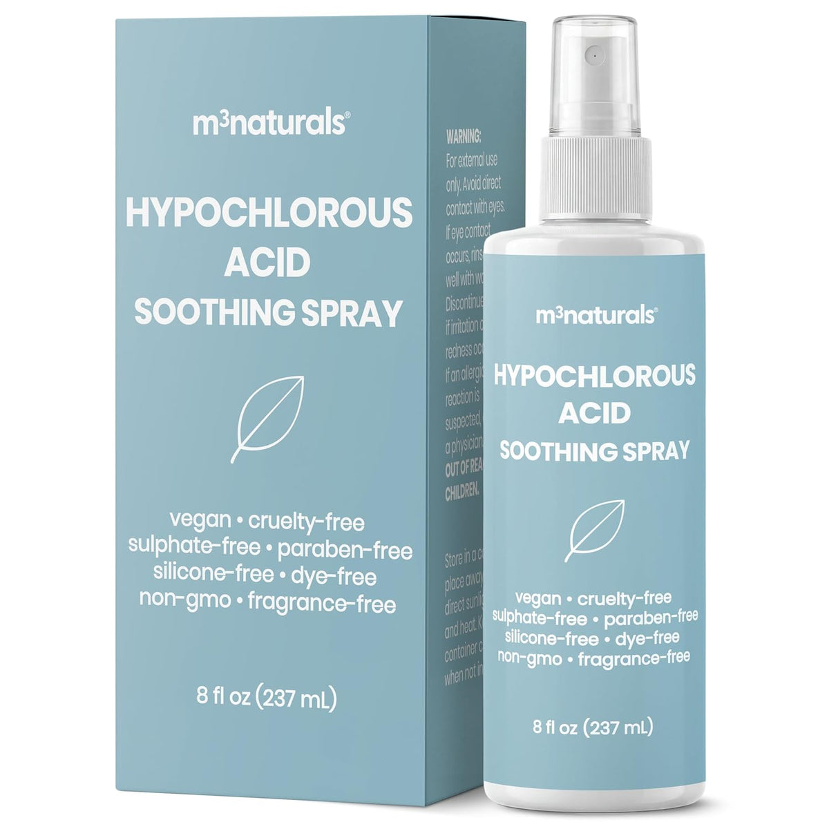 M3 Hypochlorous Acid Face & Body Spray for Sensitive Skin, 8 fl oz