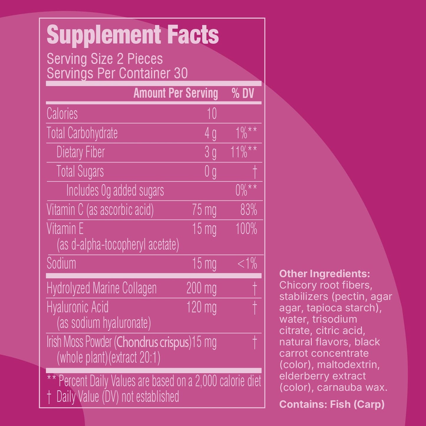 Swisse Glow Skin Glam Bites – Collagen Peptides, Hyaluronic Acid & Sea Moss – Supports Skin Elasticity & Hydration – Zero Sugar Gummies for Adults – Blueberry Lavender Flavor, 60 Count