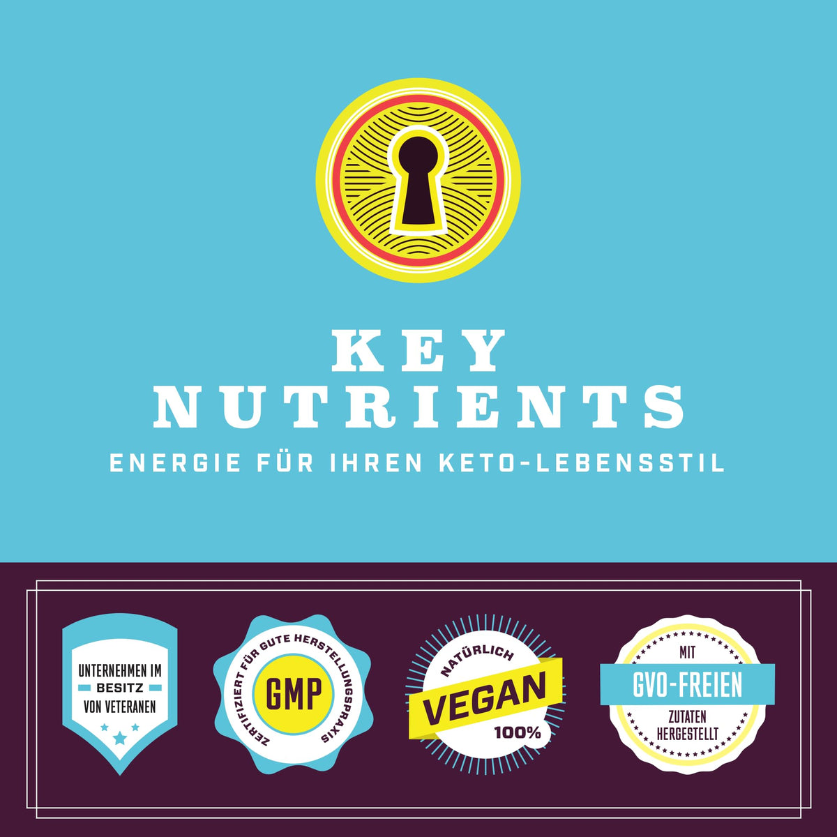Key Nutrients Electrolytes Hydration Powder - Refreshing Lemonade Drink Mix