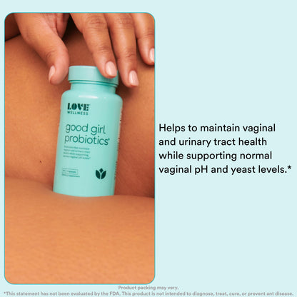 Love Wellness Good Girl Probiotics & The Killer | Vaginal pH Balance Supplement & Boric Acid Suppositories