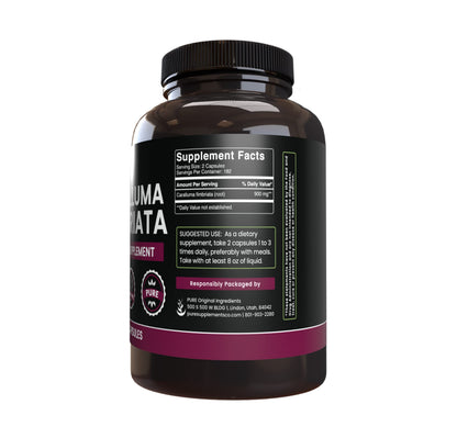 PURE ORIGINAL INGREDIENTS Caralluma Fimbriata (365 Capsules) No Magnesium Or Rice