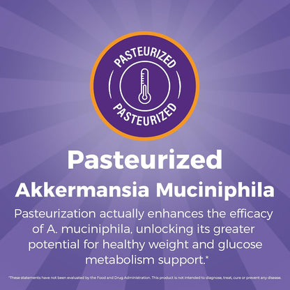 NewRhythm Akkermansia Muciniphila for Women & Men 200B TFU, Naturally Increase GLP-1 Metabolism Booster Gut Lining Repair, Cranberry Blueberry Pomegranate Extracts, Vegan, 60 Caps