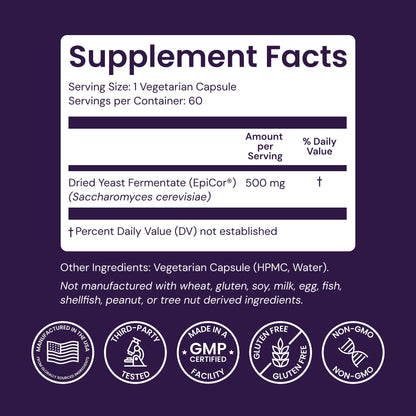 Healthy Origins EpiCor Dried Yeast 500 mg, 150 Veggie Caps