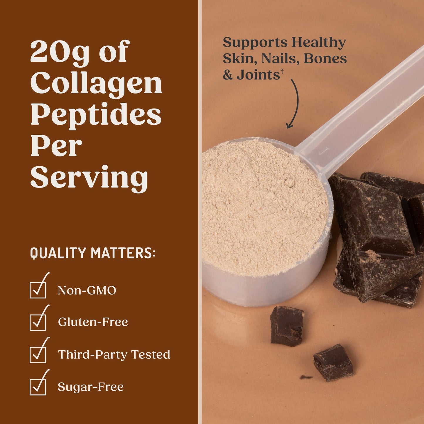 Bulletproof Unflavored Collagen Peptides Powder, 20g Grass-Fed Collagen Protein and Amino Acids for Skin, Bones and Joints, 17.6 Ounces