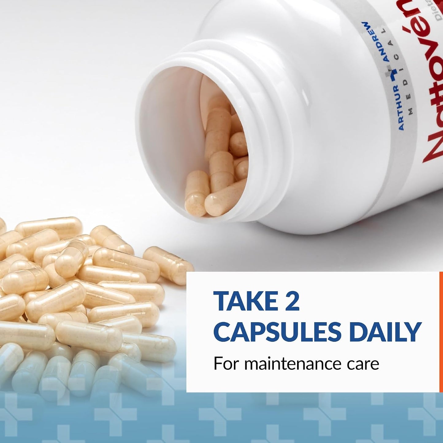 Arthur Andrew Medical, Nattovena, Pure Nattokinase 4000 FU, 180 Capsules | Double Strength Pure Nattokinase 4000 FU. Cardiovascular Support, & Healthy Blood Viscosity. Soy Free, Non-GMO, Vegan