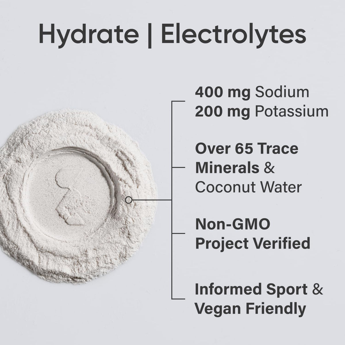 Sports Research Hydrate Electrolytes Powder Packets - Sugar-Free & Naturally Flavored