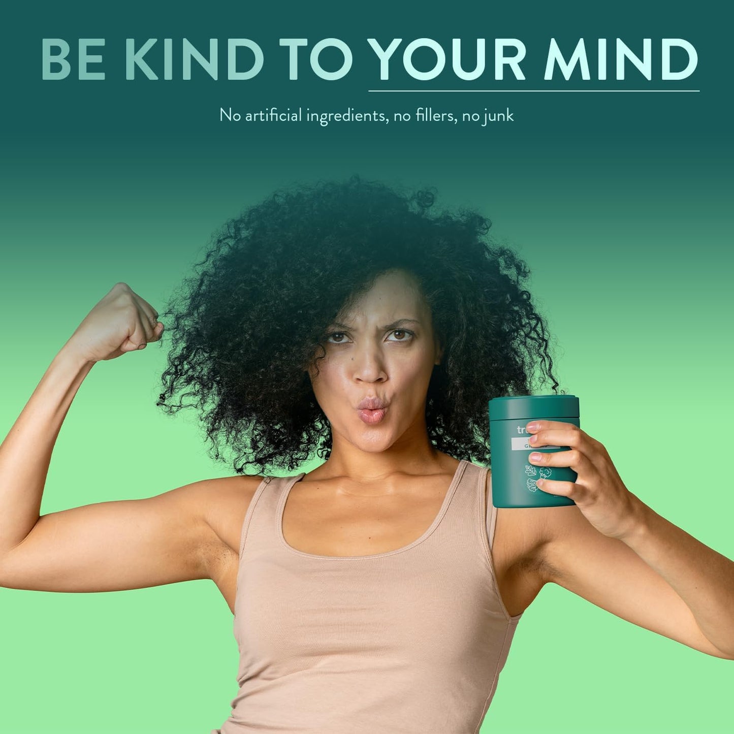 TruBrain Daily Greens: Sustained Brain Nourishment | 75 Plant-Based Ingredients, Superfoods, & Probiotics in Greens Powder | Vegan, Paleo, Keto-Friendly