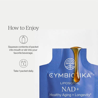 CYMBIOTIKA Liposomal NAD+ Supplement for Energy & Healthy Aging
