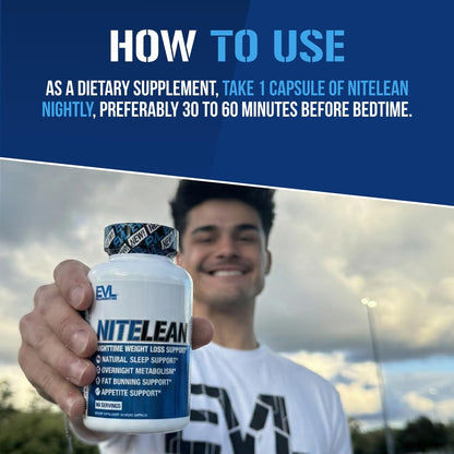 Night Time Fat Burner for Weight Loss Support - Belly Fat Burner for Men & Women with Green Tea and White Kidney Bean Extract - Nighttime Metabolism Booster & Sleep Optimizer to Help Stubborn Fat Loss