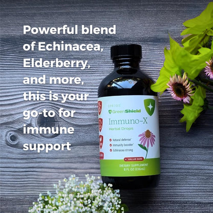 Springs Immuno-X Immune Support Tincture, Echinacea, Elderberry & Astragalus Root, Organic Herbal Wellness Boost for Immunity, Digestion & Overall Health 3 Convenient Sizes”