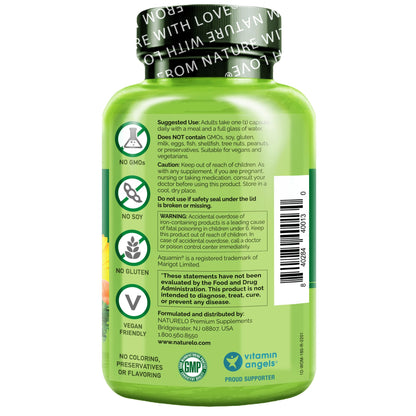 NATURELO One Daily Multivitamin for Women - Energy Support - Whole Food Supplement