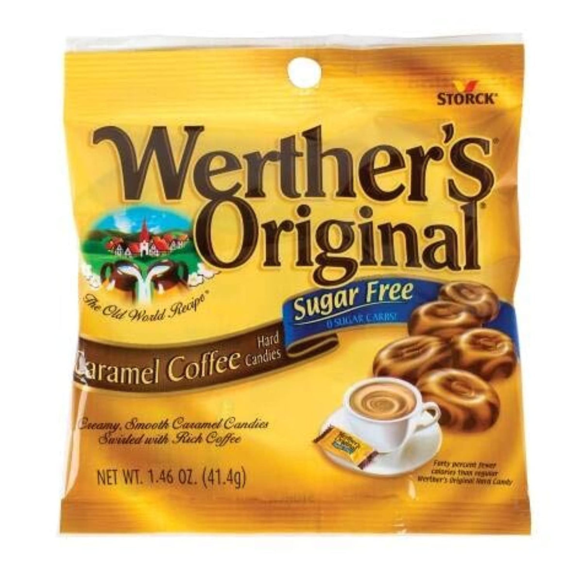 Werther's Original Sugar Free Hard Candies 1.46 Oz (3 Pack)