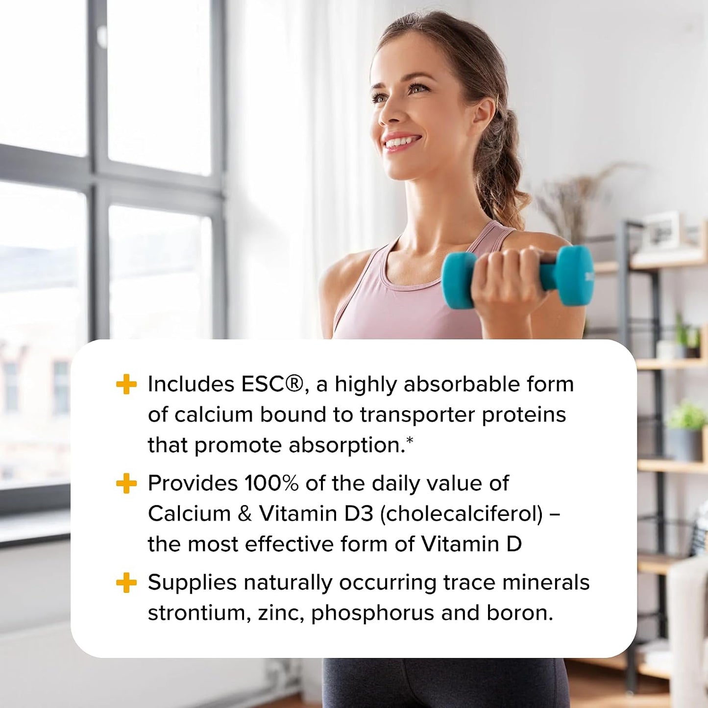 Redd Remedies, Calcium Mag + D, Vitamin D3 and Calcium for Strong Bone Support, 120 Vegetarian Capsules