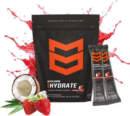 MTN OPS Hydrate Rainbow Sherbet + Strawberry Coconut Bundle