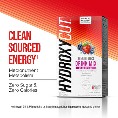 Hydroxycut Drink Mix Weight Loss for Women & Men Weight Loss Supplement
