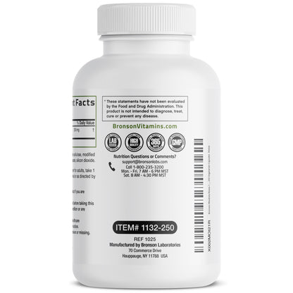 Bronson Rhodiola Rosea Adaptogen for Stress, Mood & Energy, 60 Capsules | Brain Health Support, Vegetarian, Non-GMO, Gluten-Free & Soy-Free