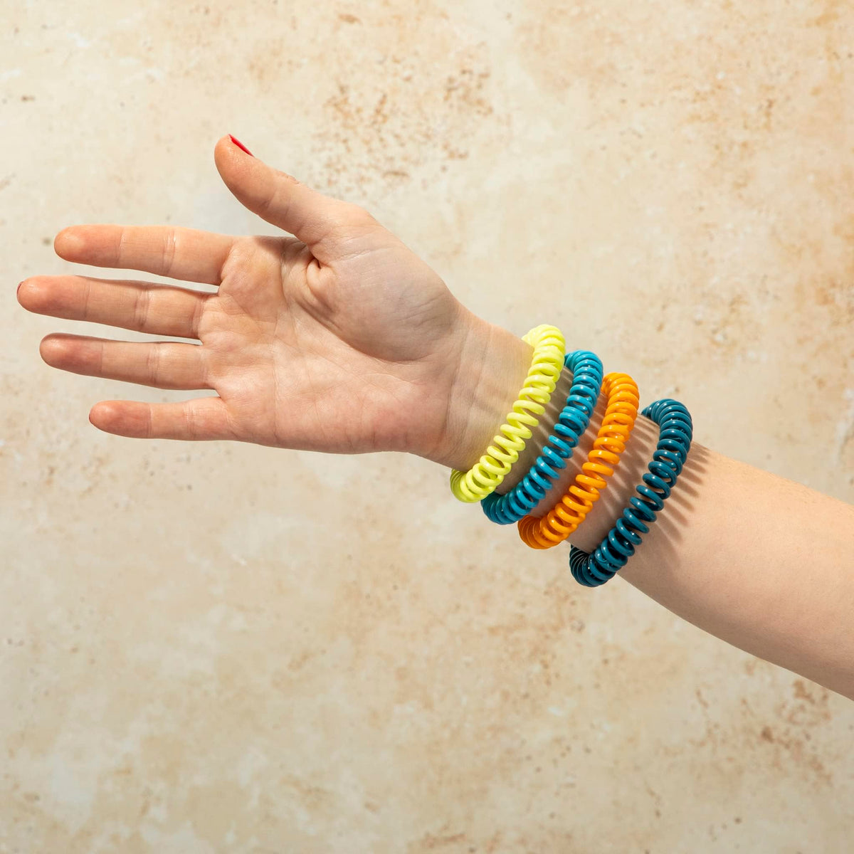 Cliganic 10 Pack Mosquito Repellent Bracelets, DEET-Free Bands, Individuall