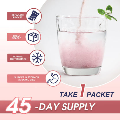 Probiotics-for-Women Prebiotics-and-Probiotics-Powder, 100-Billion-CFUs 45-Day-Supply