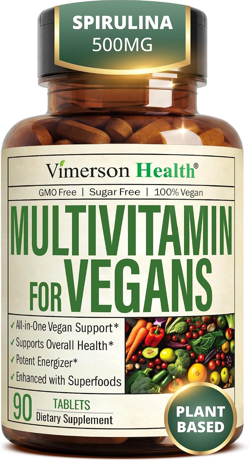 Vegan Multivitamin – Vitamins & Minerals – Daily Wellness – 90 Tablets