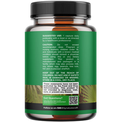Extra Strength Saw Palmetto Extract - Advanced Herbal Complex for Hair Health and Urinary Support with Plant Sterols & Flavonoids - Potent Herbal Supplement with 500mg per Serving - 100 Count