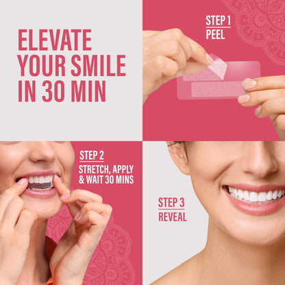GuruNanda Sensitive Teeth Whitening Strips, Gentle & Safe, 9 Day Treatment