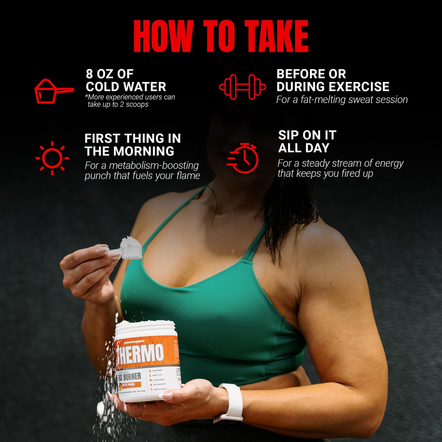 ProSupps Thermogenic Fat Burner Powder, Spicy Rita - Weight Loss & Metabolism Booster Pre Workout Supplement for Women & Men - Supports Appetite Control & Boosts Energy - Gluten-Free - 25 Servings