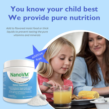 t/f, Dietary Supplement for Tube Feeding, Allergen-Free Kids Multivitamin, Unflavored Vitamin Powder with 14 Vitamins & 13 Minerals, Low-Carb Kids Vitamins, 275g - Solace Nutrition