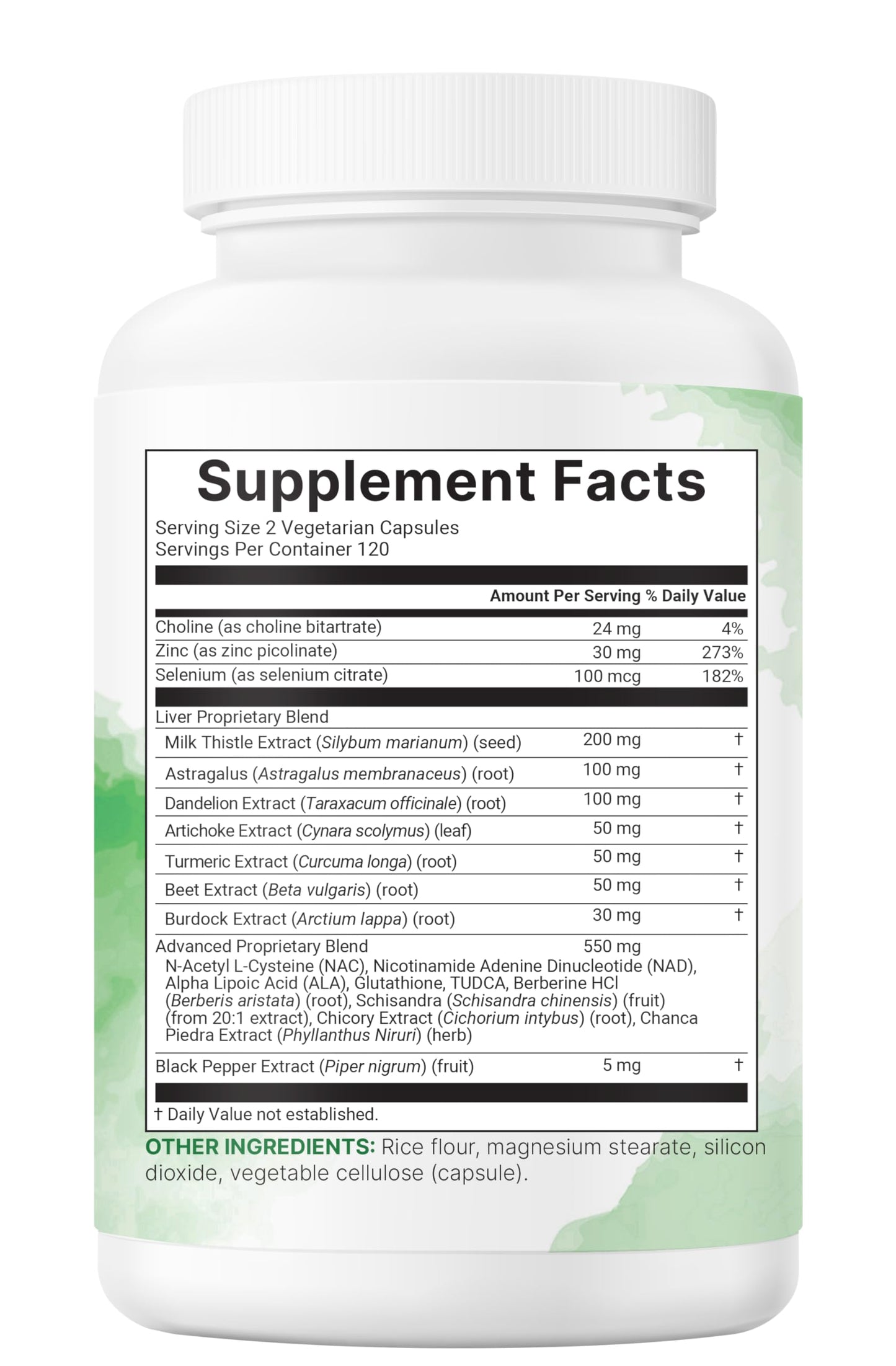 Liver Advanced+, 240 Veggie Capsules | 20-in-1 Complex with Milk Thistle, Dandelion, NAD, NAC, ALA, TUDCA, Glutathione, Artichoke, Turmeric, & Astragalus | Non-GMO, Gluten Free