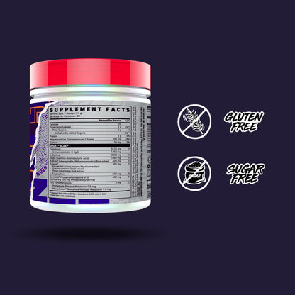 GHOST Sleep Dietary Supplement, Apple Pie - Recovery & Rest with Premium Ingredients Including Melatonin, Colostrum & Ashwagandha - Supports Sleep Quality - Gluten-Free & Sugar-Free