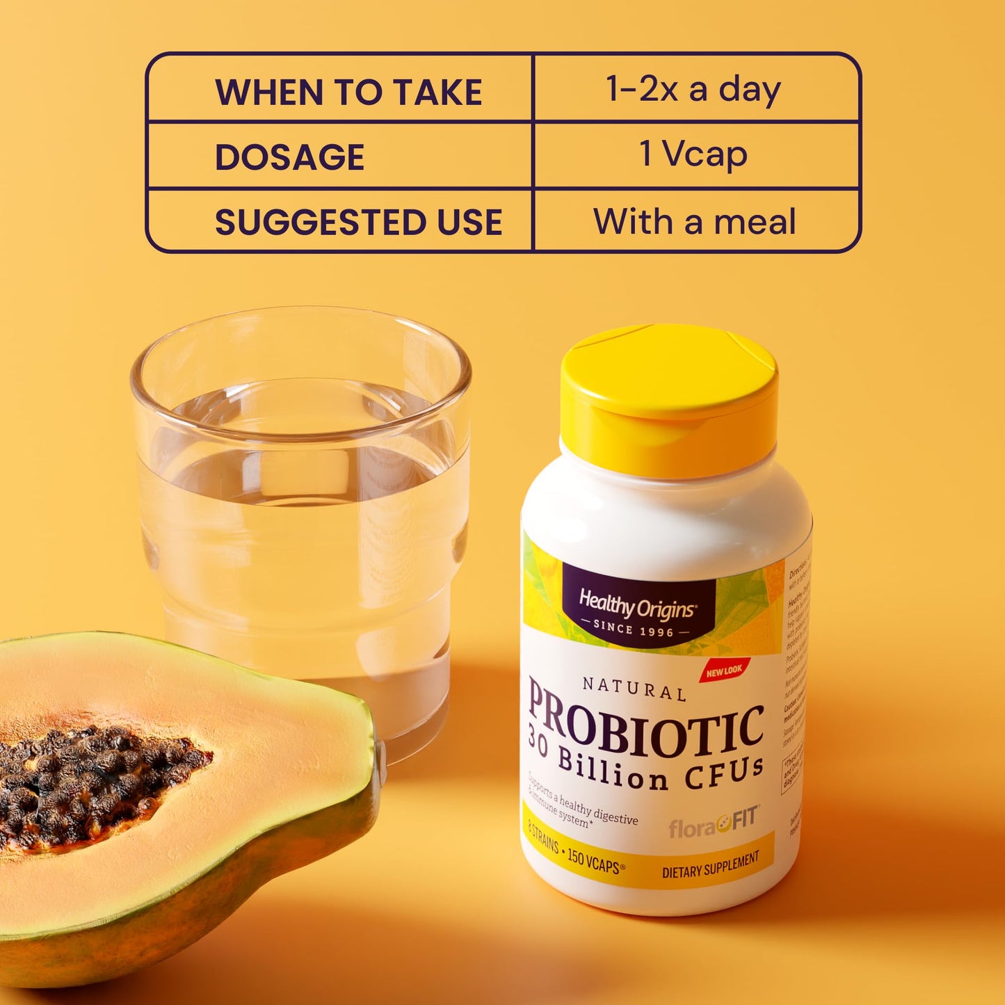 Healthy Origins Probiotic 30 Billion CFUs, 60 Veggie Caps