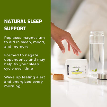BIOptimizers Sleep Breakthrough Powder – Tropical Dreams & Blueberry Bundle – Natural Sleep Support Supplement – 405g Total