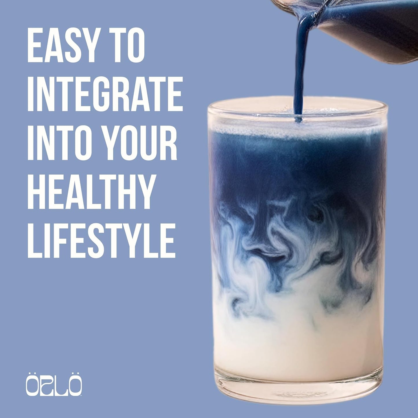 Orlo Blue Essence - Liquid Blue Spirulina with Phycocyanin Extract & Bioactive Methylcobalamin B12 Vitamin - Methylene Alternative - Natural Vegan Superfood - Clean, Bioavailable Formula – 50 ml