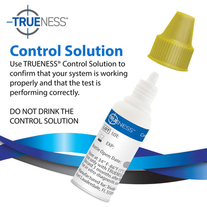 TRUENESS Level 1 Control Solution | Solution for Use with TRUENESS Blood Glucose Test Strips and Meter, Use to Confirm Glucose Testing System Works Correctly